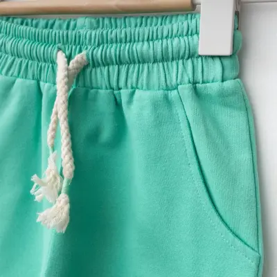 Bebolly Kalp Baskılı Kız Çocuk Eşofman Altı Mint - 2