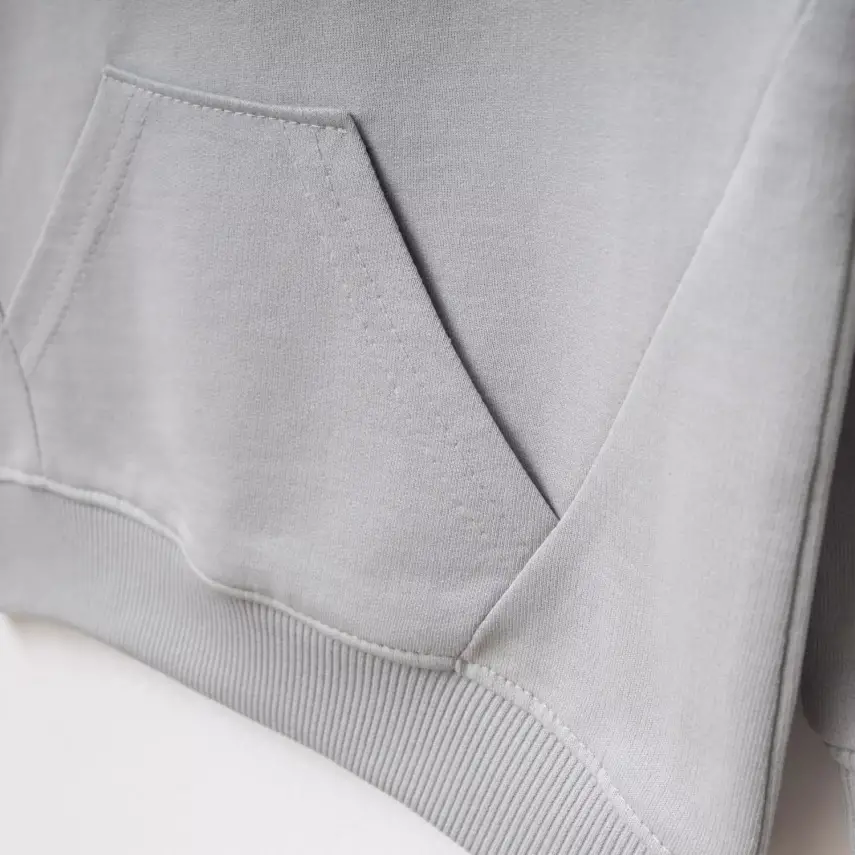 Bebolly Sweartshirt Parçalı Becomes Baskılı Gri - 3