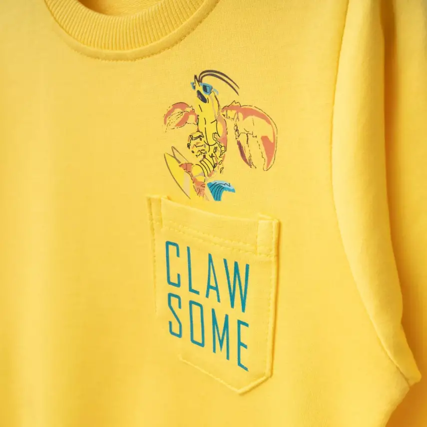 Bebolly Sweatshirt Claw Some Sarı - 2