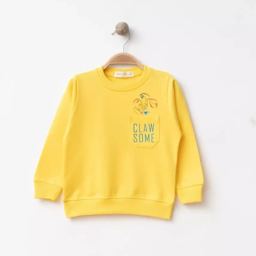 Bebolly Sweatshirt Claw Some Sarı - 1