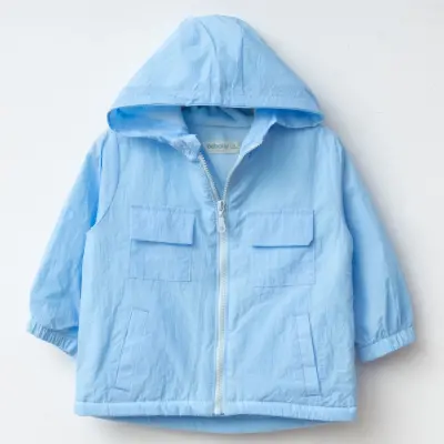 Bebolly Yağmurluk Kapaklı Cep Mavi 