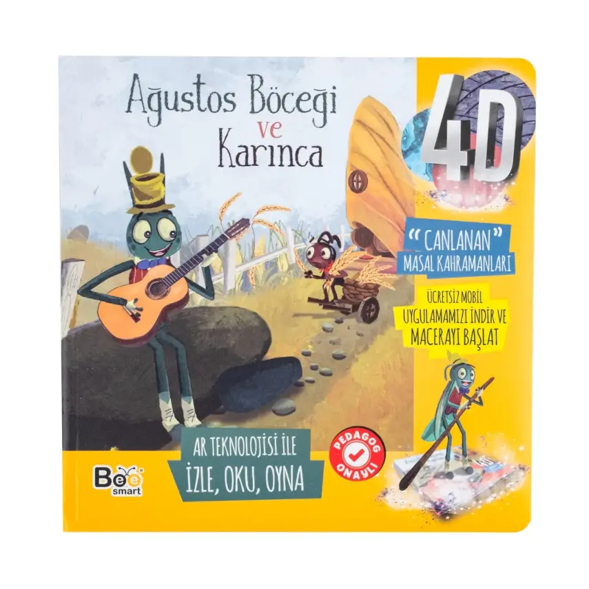 Bee Smart Agustos Böcegi Ve Karınca Çocuk Kitabı - 1