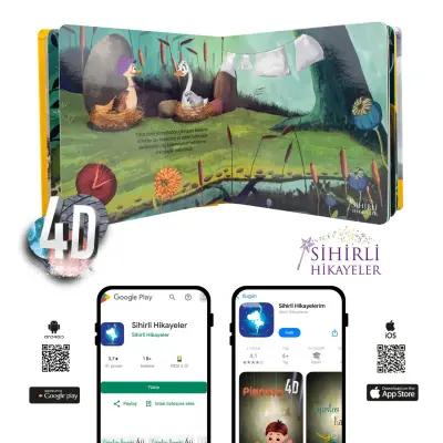 Bee Smart Çirkin Ördek Çocuk Kitabı - 4