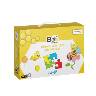 Bee Smart Görsel Ve İşitsel Dikkati Güçlendirme Seti 2 Yaş