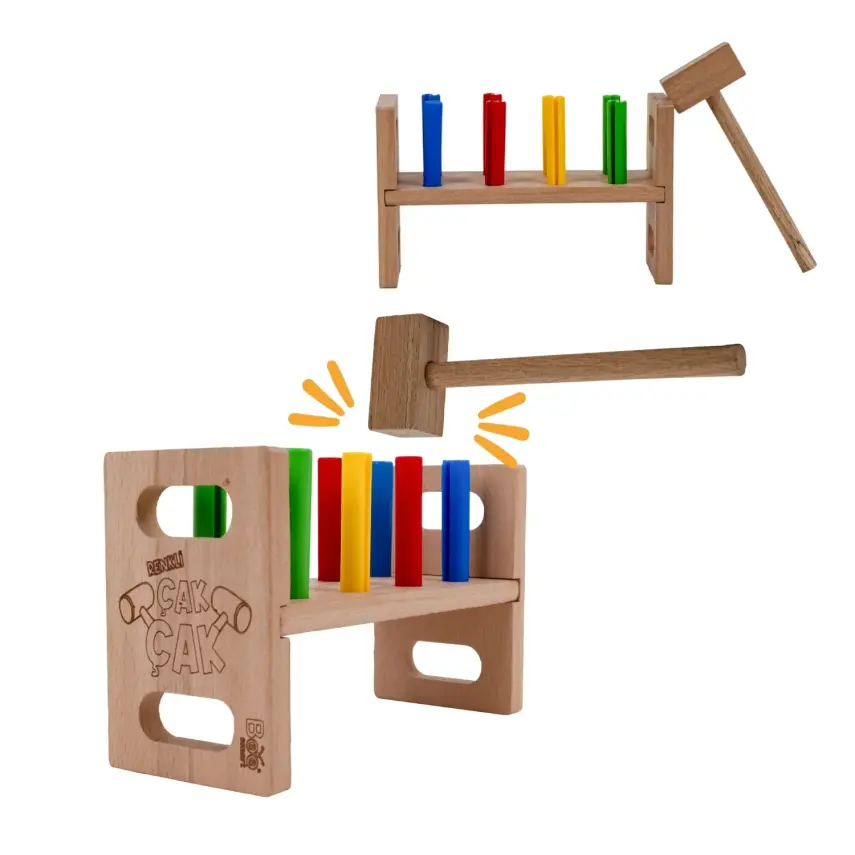 Bee Smart Renkli Çak Çak Öğrenme Oyuncağı - 5