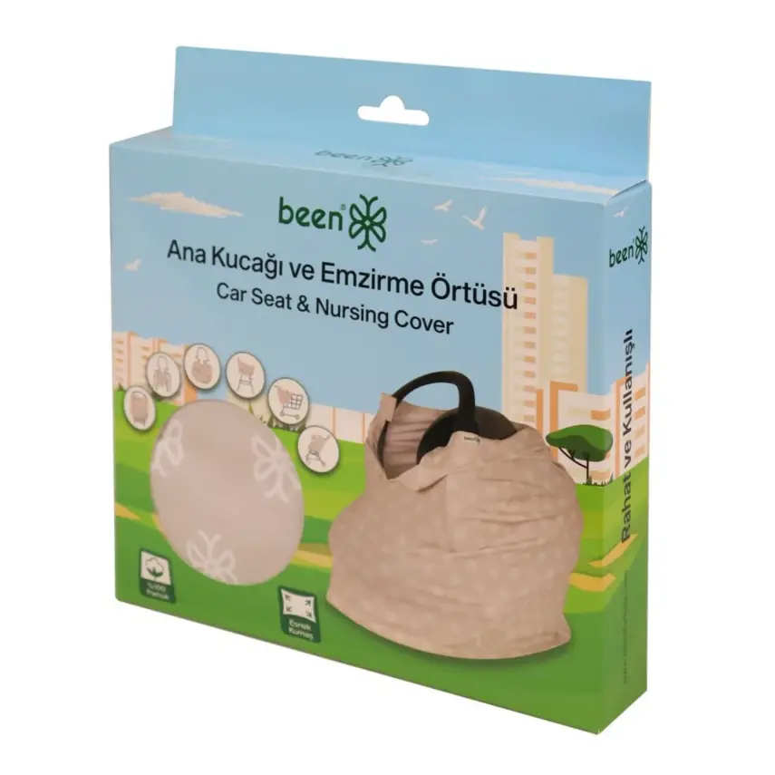 Been Ana Kucağı ve Emzirme Örtüsü Beige - 7