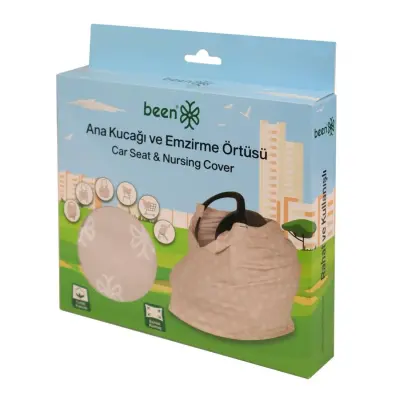 Been Ana Kucağı ve Emzirme Örtüsü Beige - 3