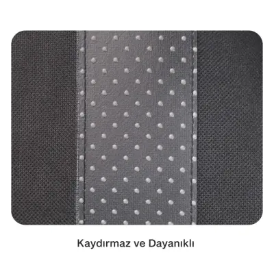 Been  Kaydırmaz Araç Koltuğu Koruyucu Siyah - 3