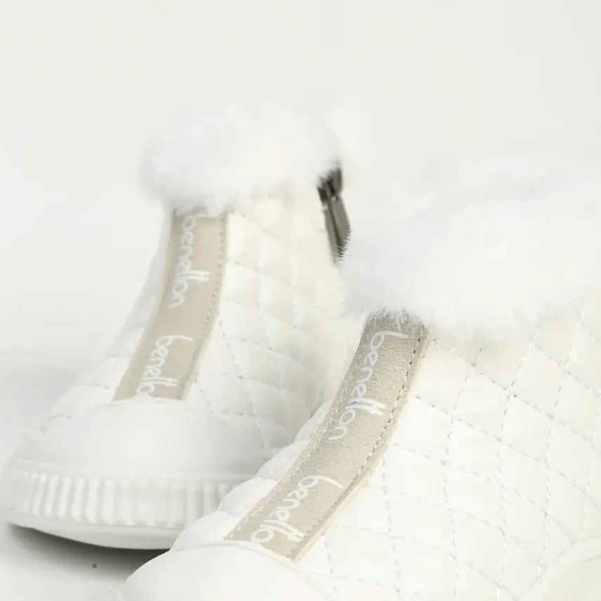 Benetton Ayakkabı Spor Beyaz - 4