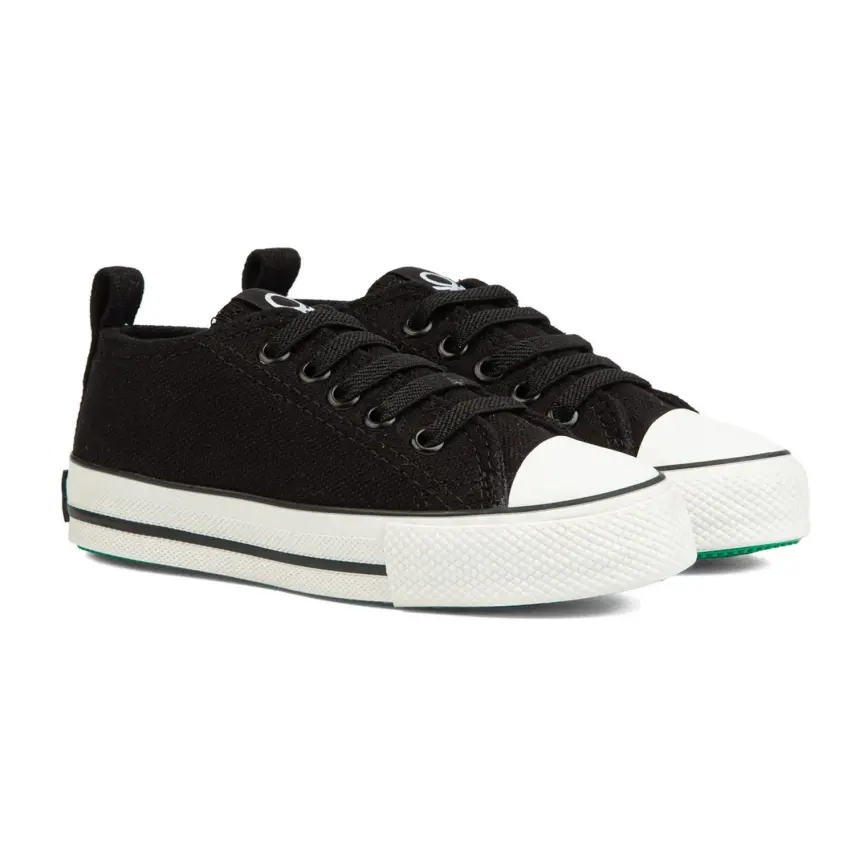 Benetton Ayakkabı Spor Patik Siyah - 2