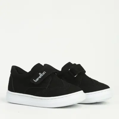 Benetton Ayakkabı Spor Siyah Nubuk (1)