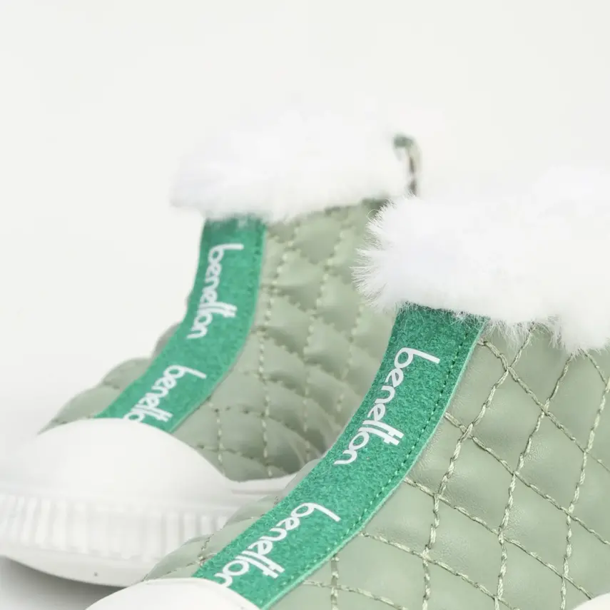 Benetton Ayakkabı Spor Yeşil  - 5