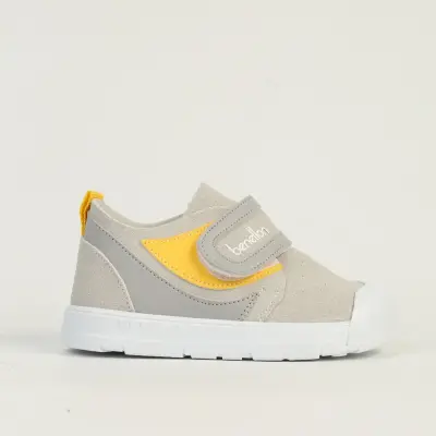 Benetton Bebek Spor Ayakkabı Gri - Sarı Unisex 