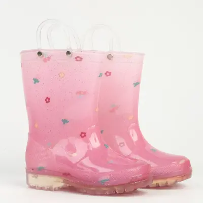 Benetton Su Geçirmez Yağmur Botu Pembe (1)