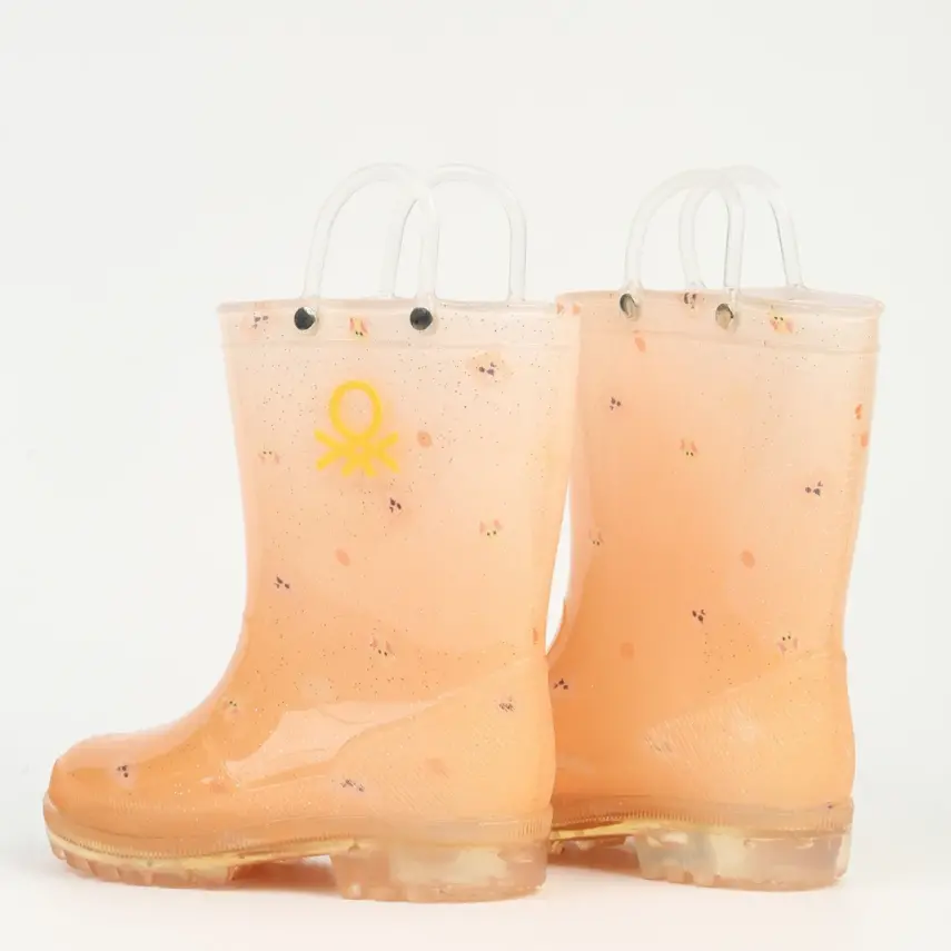 Benetton Su Geçirmez Yağmur Botu Sarı - 5