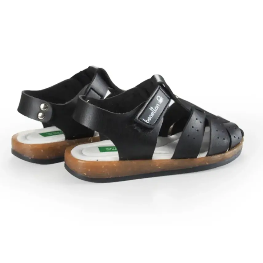 Benetton Terlik Siyah - 3