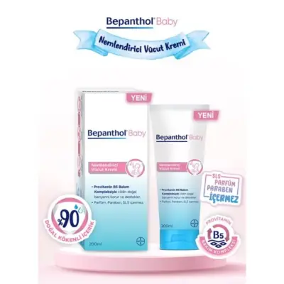 Bepanthol  Baby Nemlendiricili Vücut Kremi 200 ml - 2