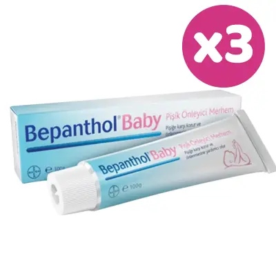 Bepanthol Baby Pişik Önlemeye Yardımcı Merhem 100 gr x 3 Adet - 2