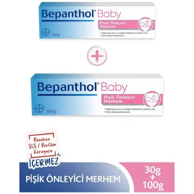 Bepanthol Baby Pişik Önlemeye Yardımcı Merhem 100 gr+30 gr 