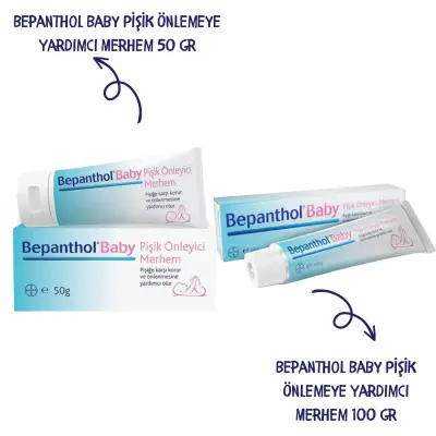 Bepanthol Baby Pişik Önlemeye Yardımcı Merhem 100+50 Gr - 2