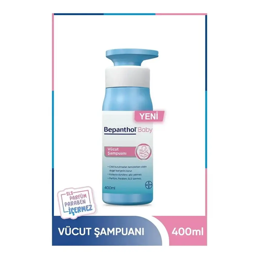 Bepanthol Baby Vücut Şampuanı 400 ml - 1