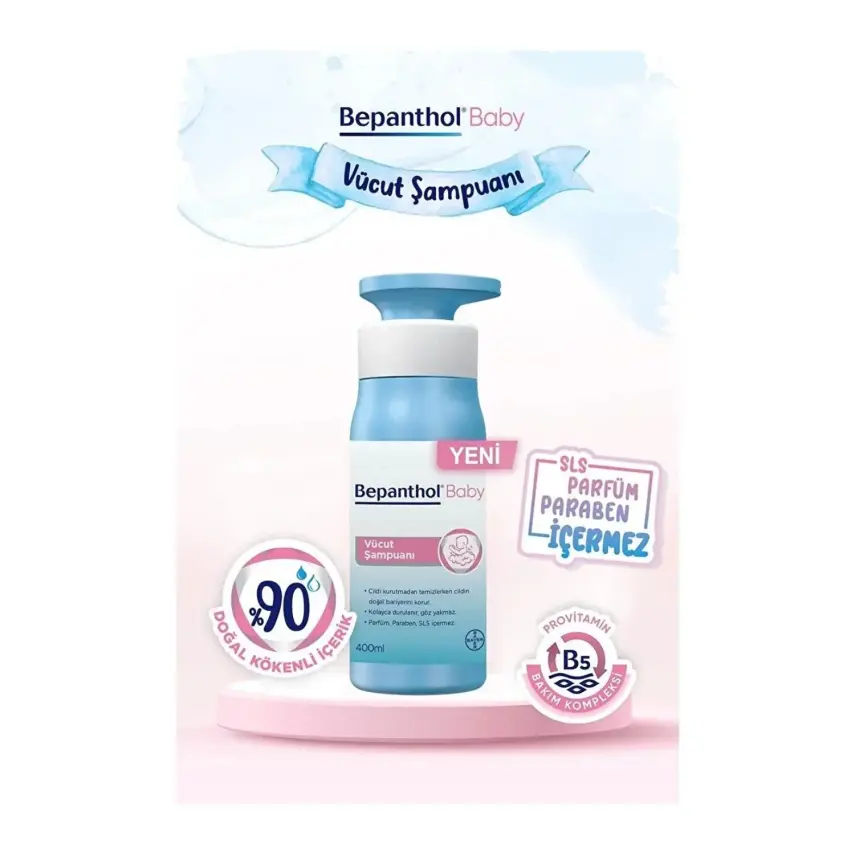 Bepanthol Baby Vücut Şampuanı 400 ml - 2