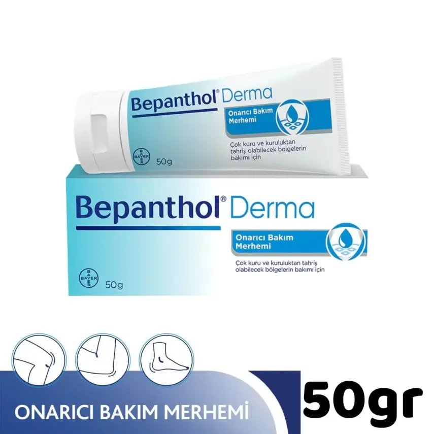 Bepanthol Cilt Bakım Kremi 30 gr ve Onarıcı Bakım Merhemi 50 gr - 7