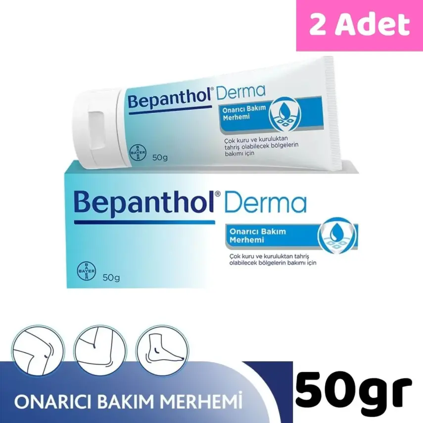 Bepanthol Cilt Bakım Kremi 30 gr ve Onarıcı Bakım Merhemi 50 gr - 5