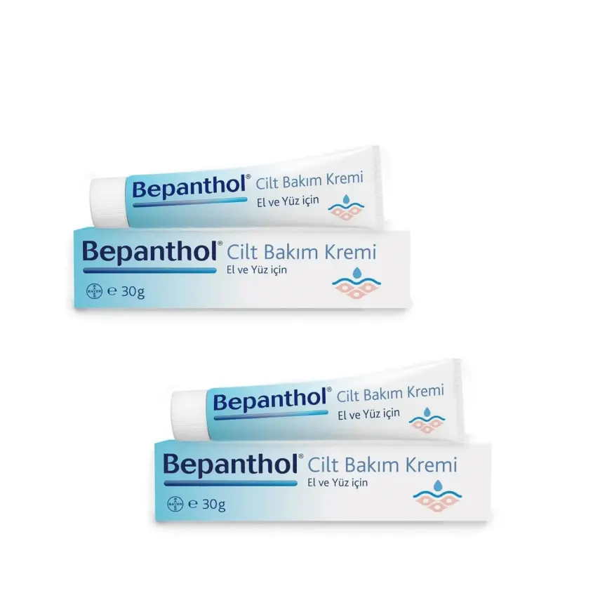 Bepanthol Cilt Bakım Kremi 30 gr ve Onarıcı Bakım Merhemi 50 gr - 1