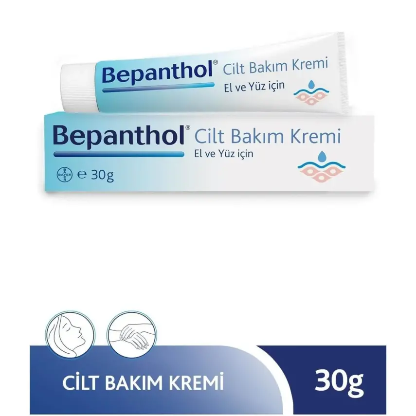 Bepanthol Cilt Bakım Kremi 30 gr ve Onarıcı Bakım Merhemi 50 gr - 3