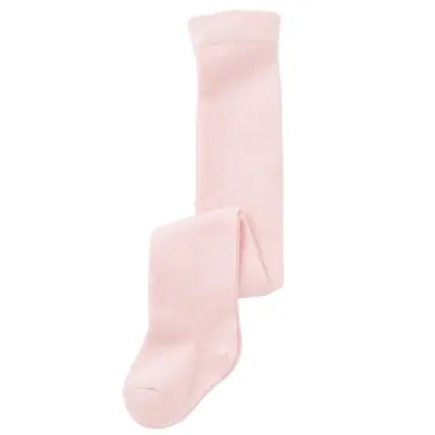 Bibaby Kız Organik Çorap Külotlu Klasik Düz Pembe - 2