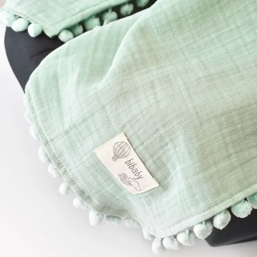 Bibaby Müslin Puset Örtüsü Yeşil - 2