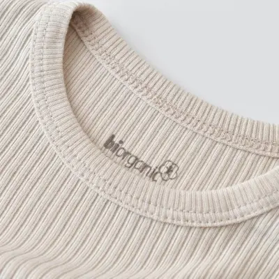 Bibaby Unisex Organik Body Relax Modal Bej (1)