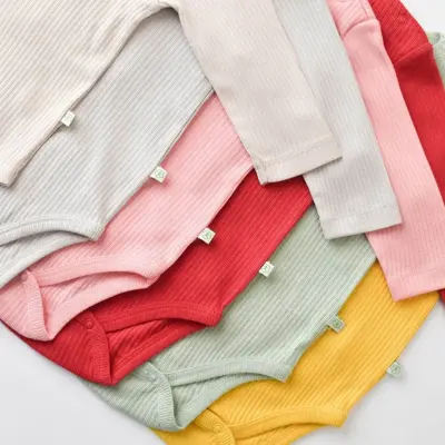 Bibaby Unisex Organik Body Relax Modal Bej - 17