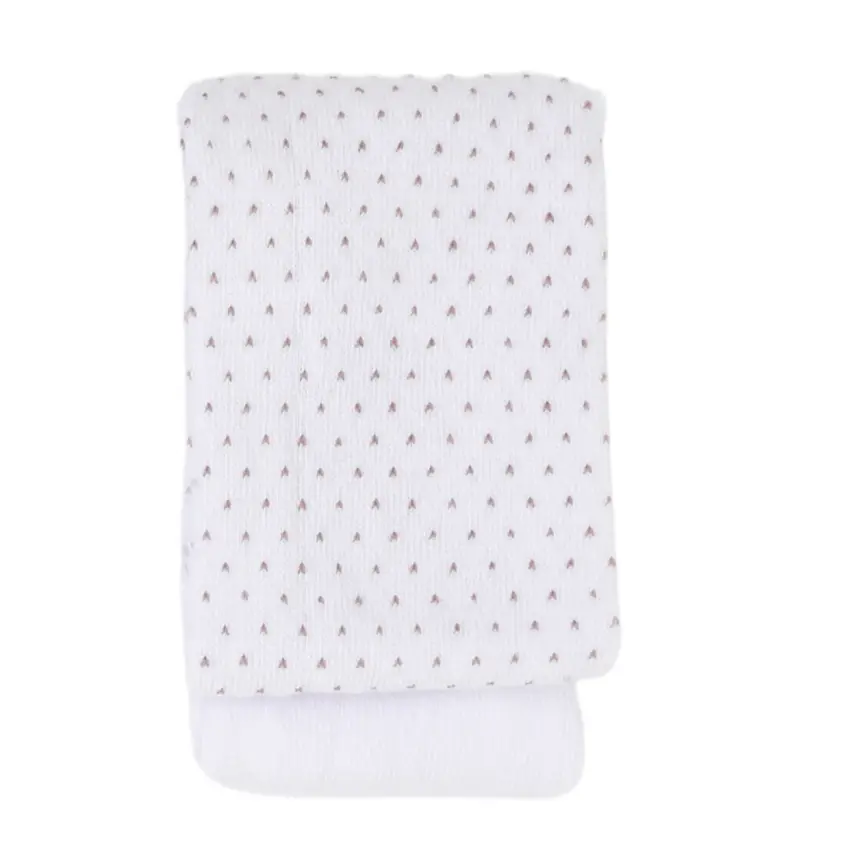 Bibaby Unisex Organik Çorap Külotlu Klasik Puanlı Beyaz - 4