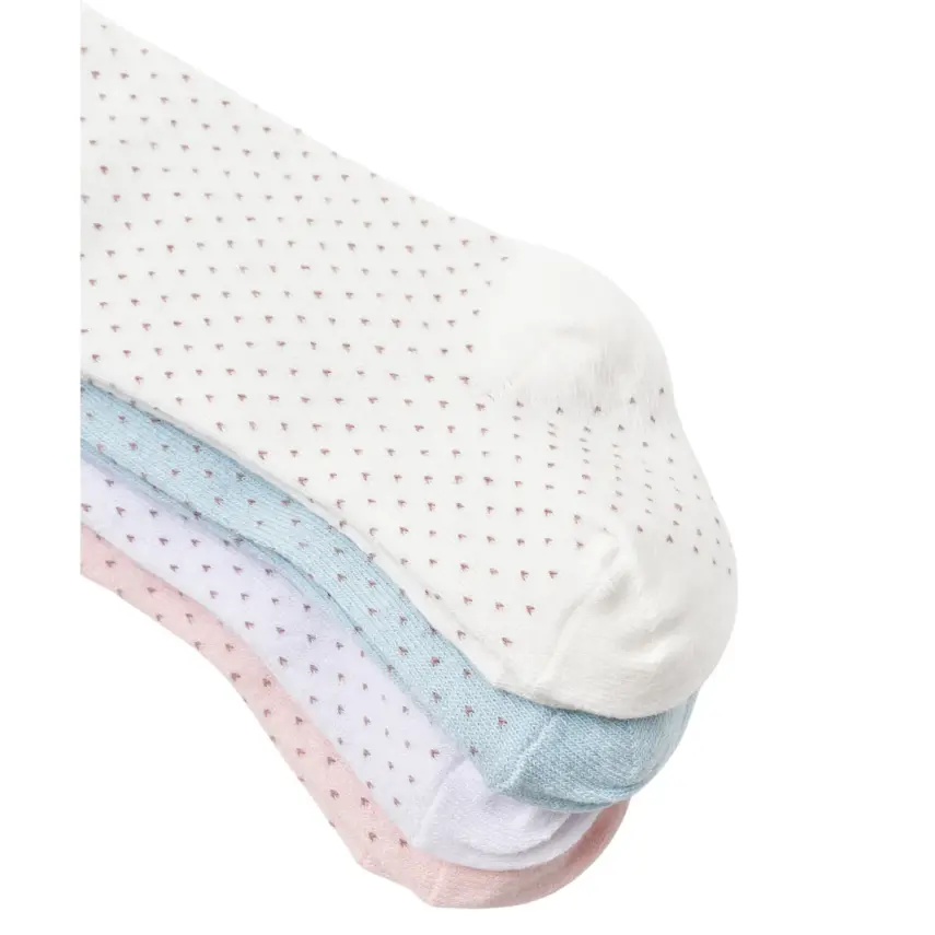 Bibaby Unisex Organik Çorap Külotlu Klasik Puanlı Mavi - 7