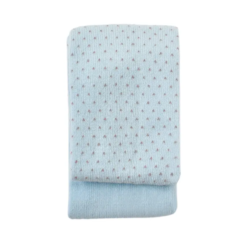 Bibaby Unisex Organik Çorap Külotlu Klasik Puanlı Mavi - 2