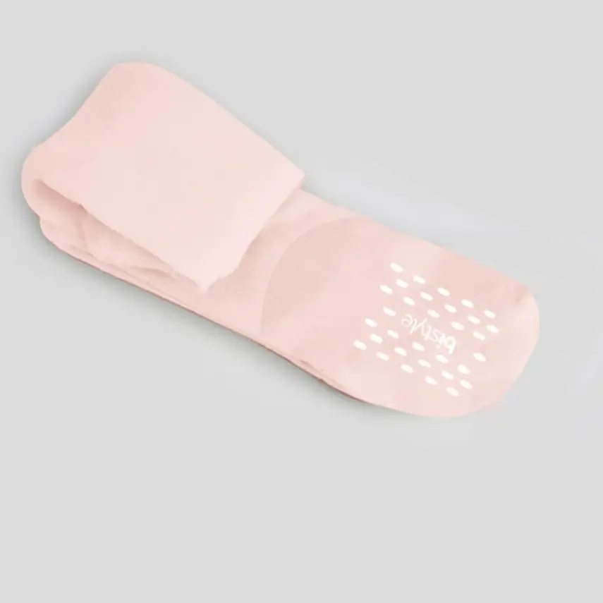 Bistyle Çorap Külotlu Kaymaz Penye Basic Pembe - 5