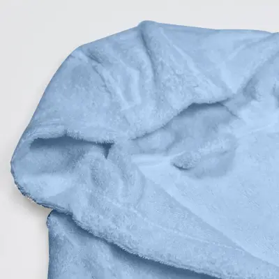 Bistyle Erkek Bebek Bornoz Luluco Stars And Elephant Mavi - 2