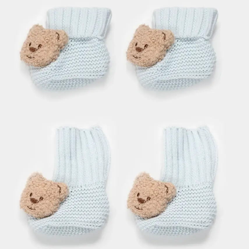 Bistyle Erkek Patik Triko Seperatörlü Aksesuarlı Mavi - 6