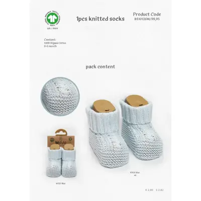 Bistyle Erkek Patik Triko Seperatörlü Mavi - 7