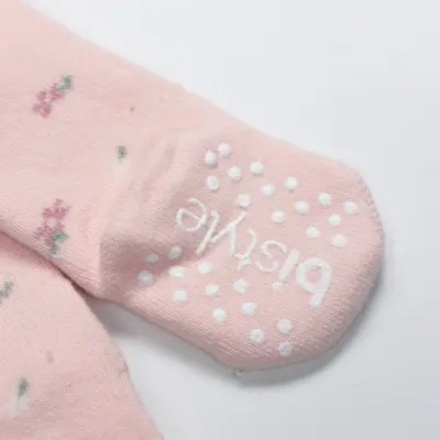 Bistyle Kız Çorap Külotlu Havlu Kaymaz Blossom Pembe - 4