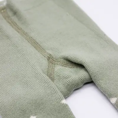 Bistyle Organik Çorap Külotlu Kaymaz Havlu  Puanlı Nil - 3