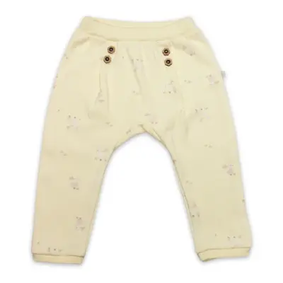 Bistyle Pantolon Patiksiz Welcome Baby Duck Sarı - Ekru - 1