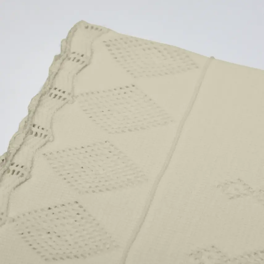 Bistyle Unisex Battaniye Triko Knitwear Colors Taş - 6