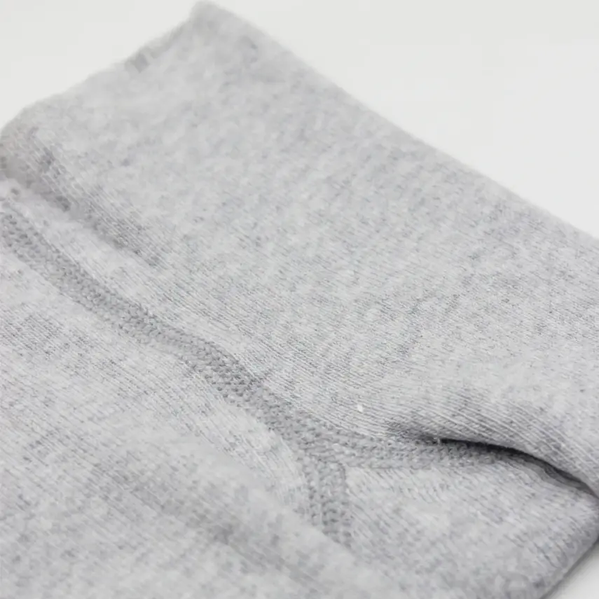 Bistyle Unisex Organik Çorap Külotlu Kaymaz Havlu Gri - 4