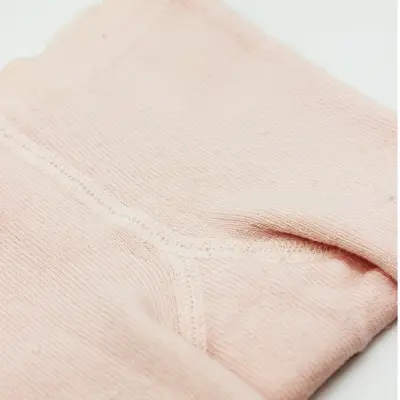 Bistyle Unisex Organik Çorap Külotlu Kaymaz Havlu Pembe - 5