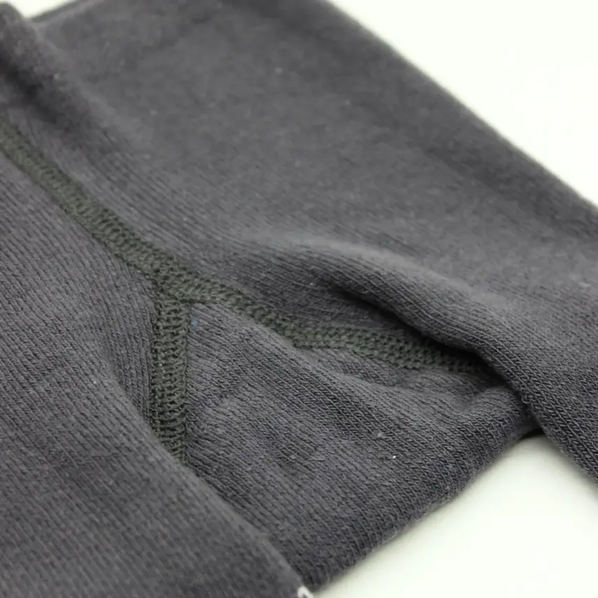 Bistyle Unisex Organik Çorap Külotlu Kaymaz Havlu Puanlı Antrasit - 3