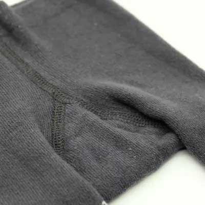 Bistyle Unisex Organik Çorap Külotlu Kaymaz Havlu Puanlı Antrasit - 9