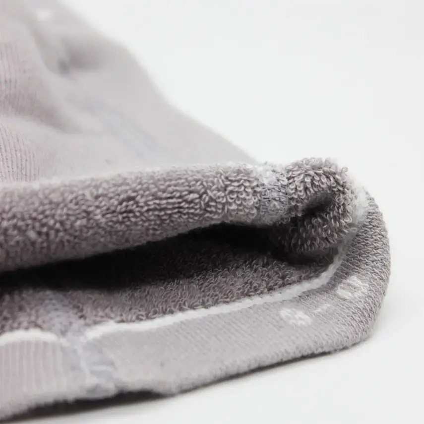 Bistyle Unisex Organik Çorap Külotlu Kaymaz Havlu Puanlı Gri - 5